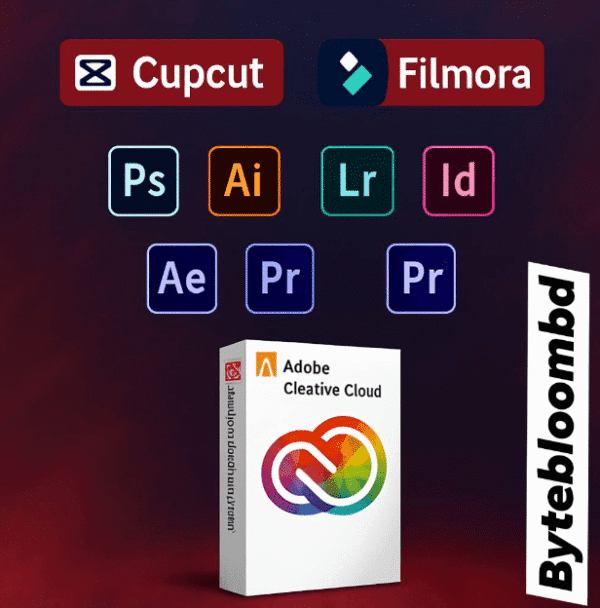 adobe creative cloud + + Filmora + CapCut APK – Ultimate Video Editing Combo Pack