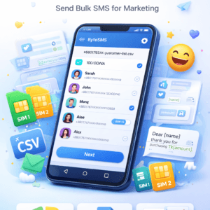 bulk sms marketing app ,byte sms android app in bd, 1 year subscription